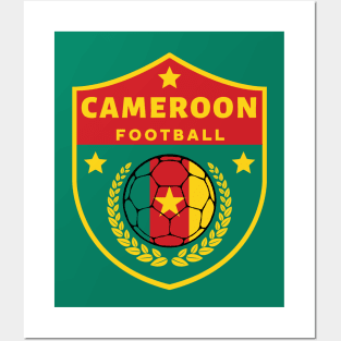 Cameroon Football Ball Posters and Art